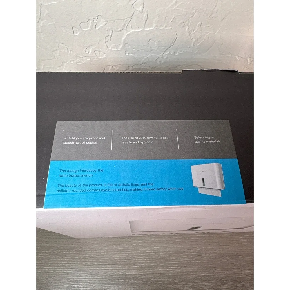 Paper Towel Dispenser Wall Mount, Adhesive‎ No Drilling Multifold Trifold C Fold